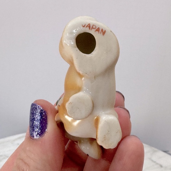 Vintage mid century modern Ceramic Dog Figurines from Japan 1950s 1960s - Picture 5 of 8